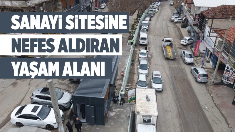 Sanayi sitesine nefes aldıran yaşam alanı