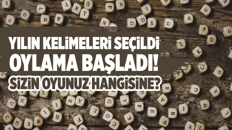 Yılın kelimeleri seçildi, oylama başladı!