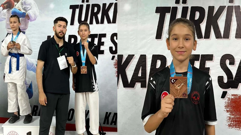 Minik Eldiven Zümra Aktaş’tan Türkiye üçüncülüğü