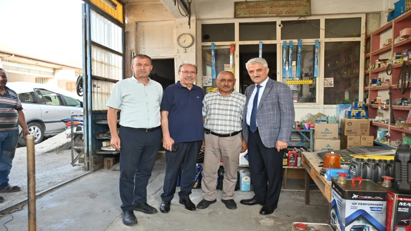 Vali Makas, sanayi esnafıyla buluştu