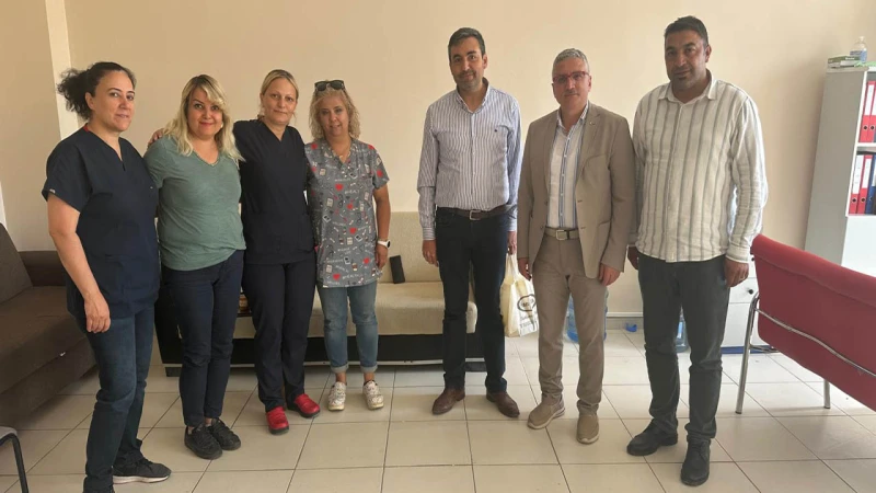 Sağlık-Sen’den anlamlı ziyaret