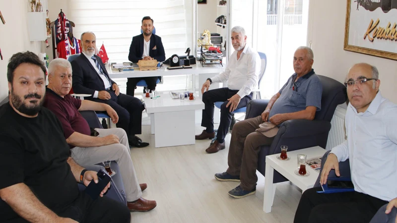 Yeniden Refah Partisi'nden Yahşi’ye hayırlı olsun ziyareti