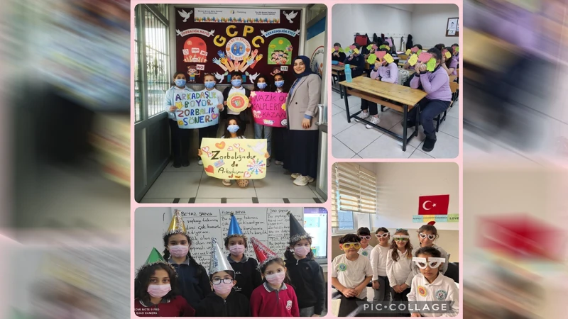 Çocuklar zorbalığa karşı barış için birleşti