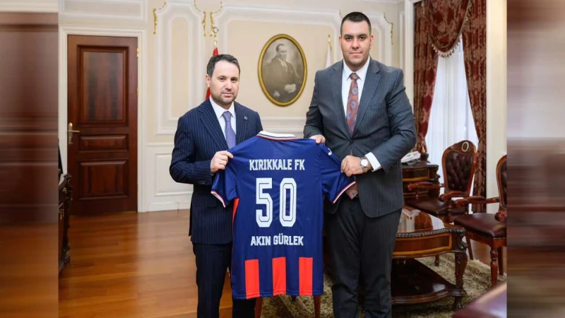 Adalet Bakanı Gürlek’e Kırıkkale forma hediyesi