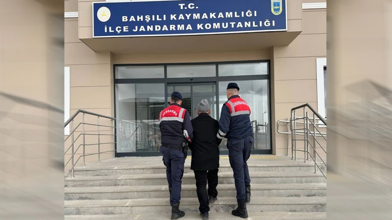 64 yaşındaki taksirle öldürme suçlusunu jandarma yakaladı!