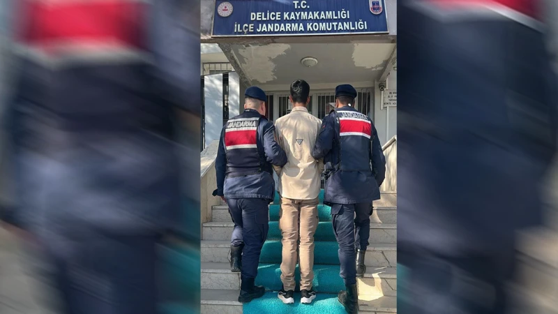 Delice Cezaevinden firar etti! Jandarma yakaladı