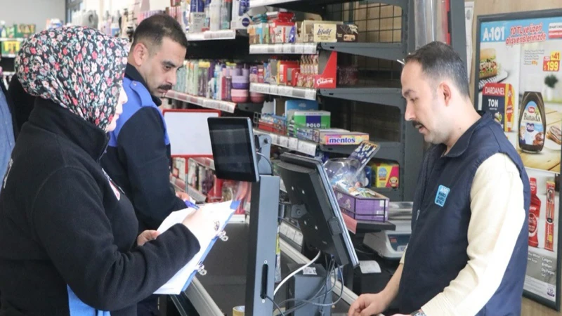 Yahşihan’da marketlere sıkı denetim