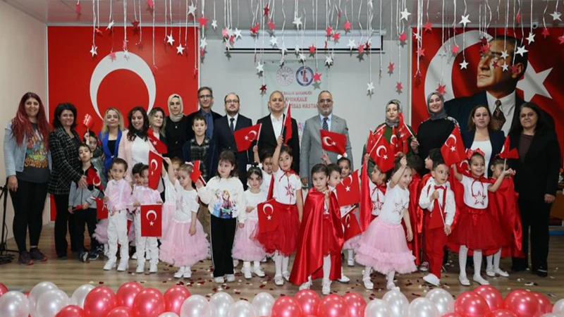 Yüksek İhtisas Hastanesi Kreşinde 23 Nisan coşkusu