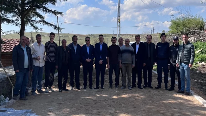 Kaymakam Kayatürk Cankurtaran Köyü’nde Çalışmaları İnceledi