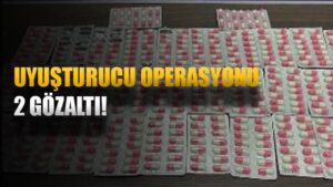 Kırıkkale’de 431 adet sentetik ecza hap ele geçirildi: 2 gözaltı