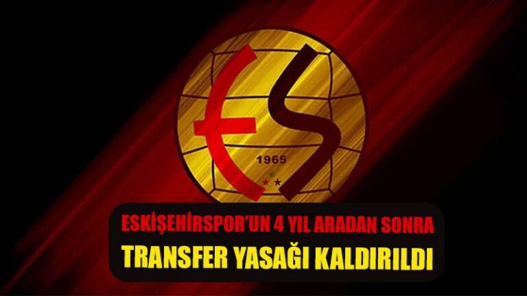Eskişehirspor transfer yasağını kaldırdı