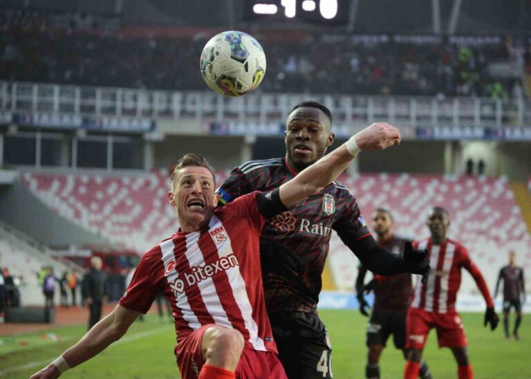 Spor Toto Süper Lig: DG Sivasspor: 1 – Beşiktaş: 0 (Maç sonucu)