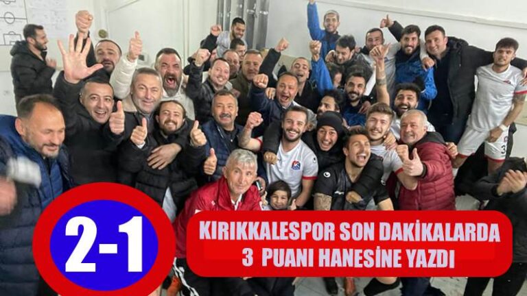 TFF 3. Lig: Kırıkkale BA: 2 – Ergene Velimeşespor: 1