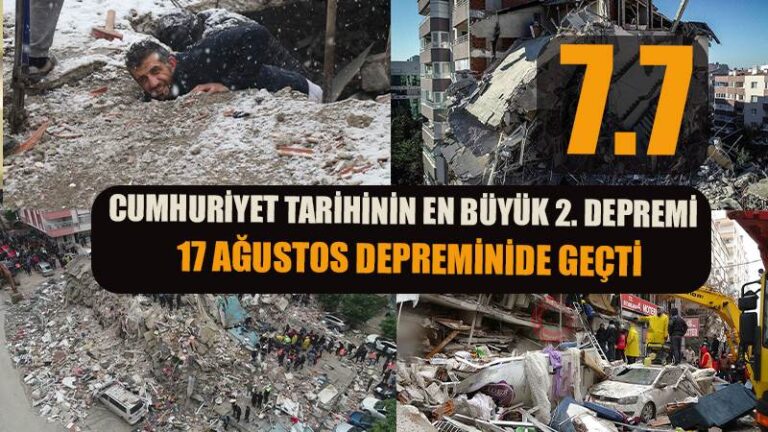 Kahramanmaraş depremi 17 Ağustos’u geçti