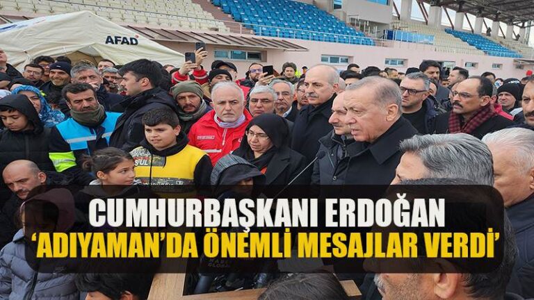 Cumhurbaşkanı Erdoğan: ‘Bir yıllık kira bedelini ödeyeceğiz’