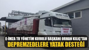 İş insanı Kılıç’tan depremzedelere yatak desteği
