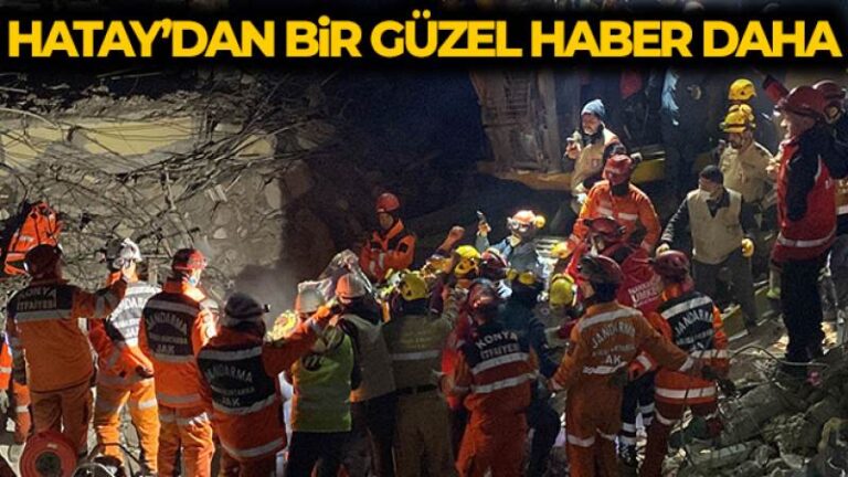 Hatay’dan bir sevindirici haber daha