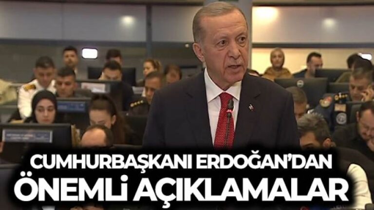 Cumhurbaşkanı Erdoğan’an Kabine Toplantısı sonrası açıklamalar