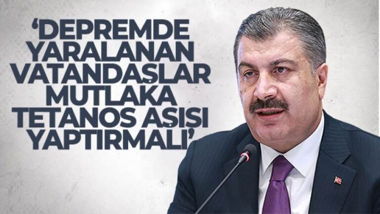 Bakan Koca: ‘Görev yeri deprem bölgesi olan ve tayin isteyen sağlık personeli için düzenleme yaptık’