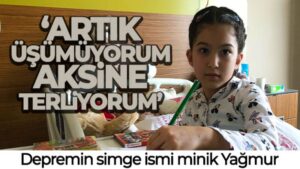 Depremin simge ismi minik Yağmur, ‘Artık üşümüyorum aksine terliyorum’