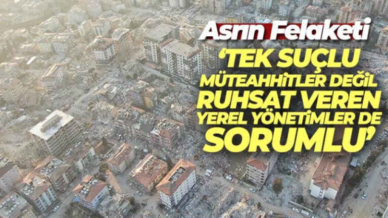 Müteahhitler Birliği Başkanı Çakıroğlu: ‘Tek suçlu müteahhitler değil, ruhsat veren yerel yönetimler de sorumlu’