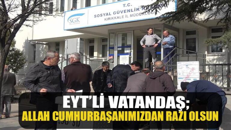 EYT’li vatandaş: “Allah Cumhurbaşkanımızdan razı olsun”