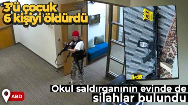 ABD’de 6 kişiyi öldüren okul saldırganının evinde daha fazla silah bulundu