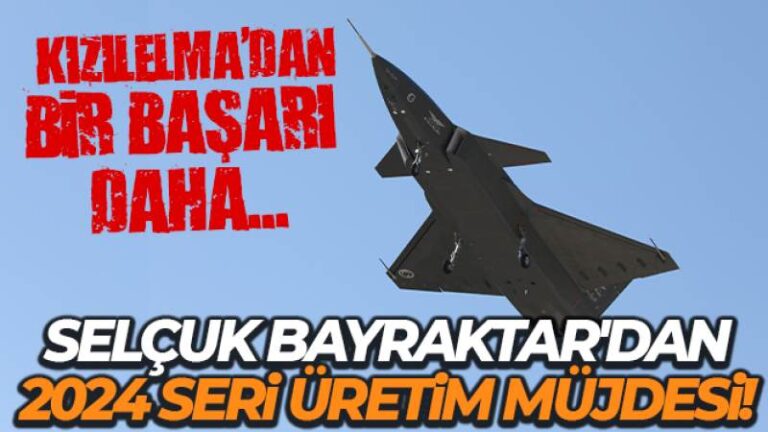 Selçuk Bayraktar: ‘2024’ün başında KIZILELMA’nın seri üretimine başlamayı hedefliyoruz’