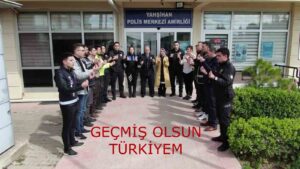 Yahşihan polisi depremzedeleri unutmadı