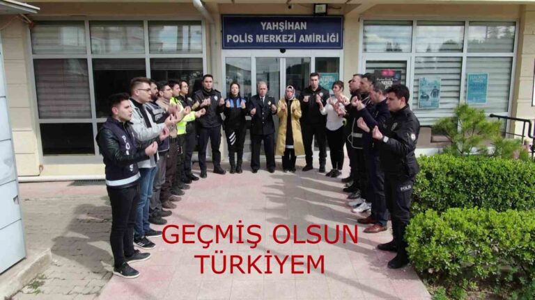 Yahşihan polisi depremzedeleri unutmadı