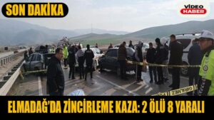 Elmadağ’da Zincirleme Kaza: 2 Ölü, 8 Yaralı