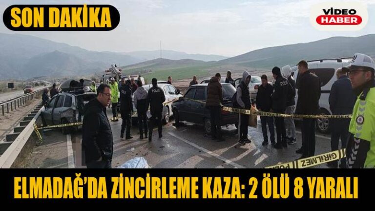 Elmadağ’da Zincirleme Kaza: 2 Ölü, 8 Yaralı