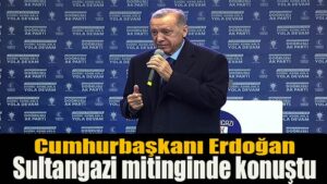 Cumhurbaşkanı Erdoğan Sultangazi mitinginde konuştu