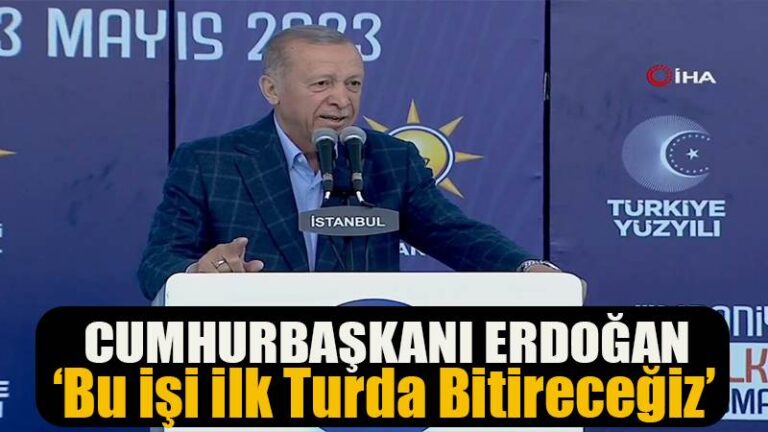 Cumhurbaşkanı Erdoğan: ’14 Mayıs seçimini demokrasi şöleni olarak görüyoruz’
