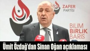 Ümit Özdağ’dan Sinan Oğan açıklaması
