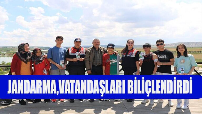 JANDARMA,VATANDAŞLARI BİLİÇLENDİRDİ