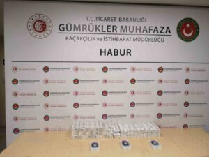 Habur Sınır Kapısı’nda bin 250 paket kaçak sigara ele geçirildi