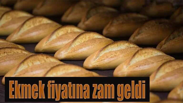 Kırıkkale’de ekmek fiyatlarına zam geldi.