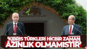 Cumhurbaşkanı Erdoğan Lefkoşa’da