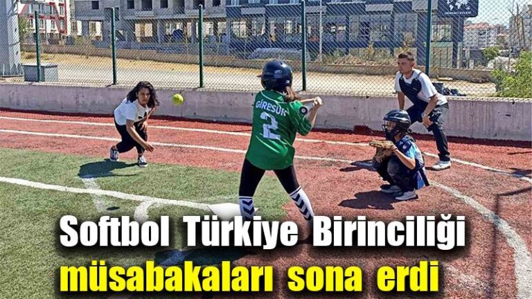 Softbol Türkiye Birinciliği müsabakaları sona erdi