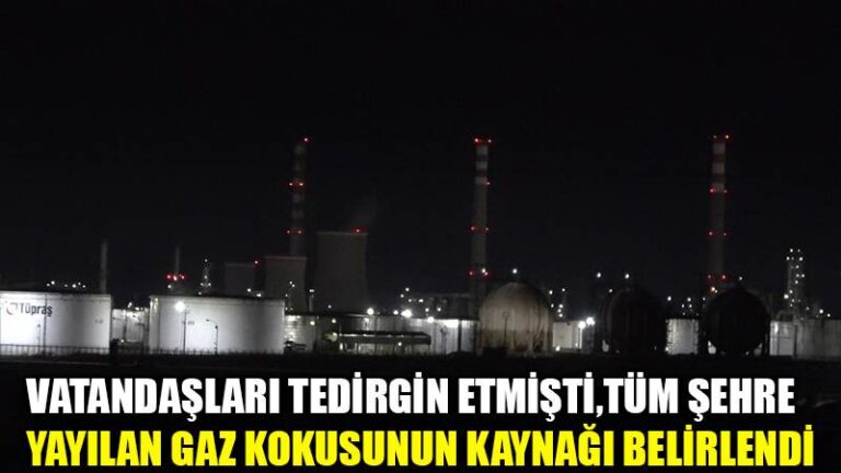 Vatandaşları tedirgin etmişti, tüm şehre yayılan gaz kokusunun kaynağı belirlendi