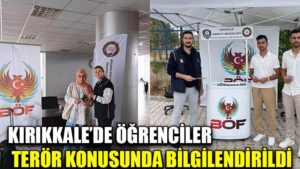 Kırıkkale’de öğrenciler terör konusunda bilgilendirildi