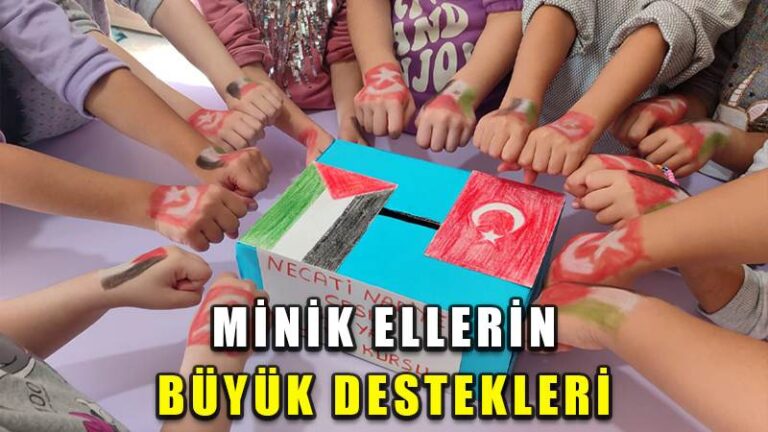 KIRIKKALE’DEN FİLİSTİN’E SEVGİ VE YARDIM: MİNİK ELLERİN BÜYÜK DESTEKLERİ