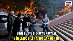 Sahte polis oyunuyla binlerce lira dolandırdı