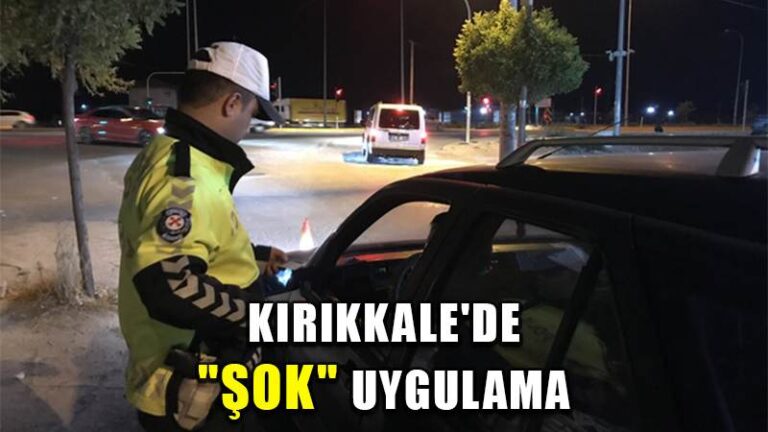 Kırıkkale’de “şok” uygulama: 9 şüpheliye gözaltı