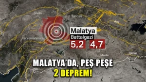 Malatya’da, peş peşe 2 deprem!