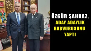 Özgür Şahbaz, aday adaylık başvurusunu yaptı