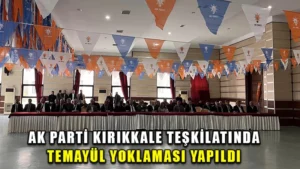 AK Parti Kırıkkale Teşkilatında temayül yoklaması yapıldı