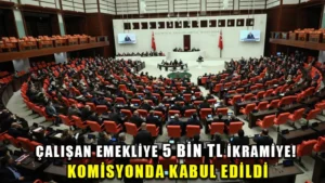 Çalışan emekliye 5 bin TL ikramiye! Komisyonda kabul edildi