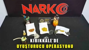 Kırıkkale’de uyuşturucu operasyonunda 2 tutuklama